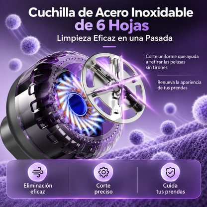 Quitapelusas Recargable para Ropa