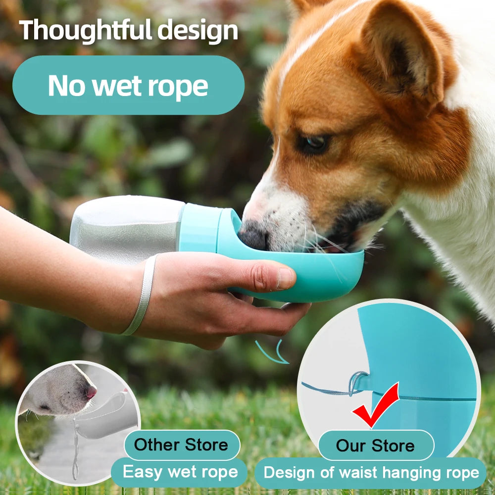 500Ml Big Dog Water Bottle Portable Drinking Bowl for Small Medium Dogs Cat Travel Hiking Puppy Pet Water Dispenser Cup Labrodor